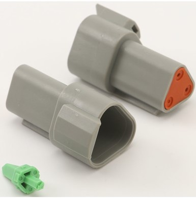 DT-SERIES 3-WAY MALE, CONNECTOR ( CO/AD DEUTCH )