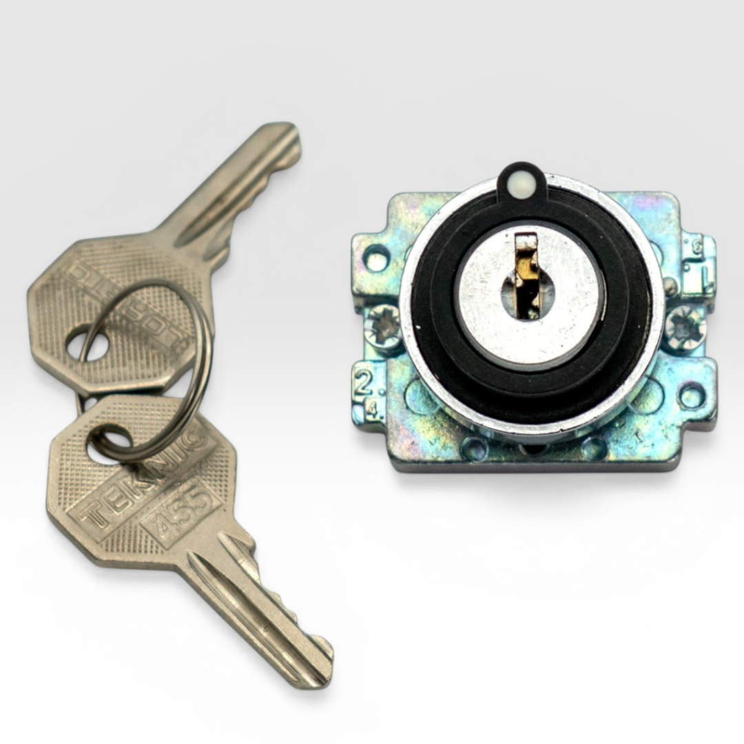 SEL LLAVE 3POS FIJAS TEKNIC, SALE LLAVE CENTRO AD/CO ZB2