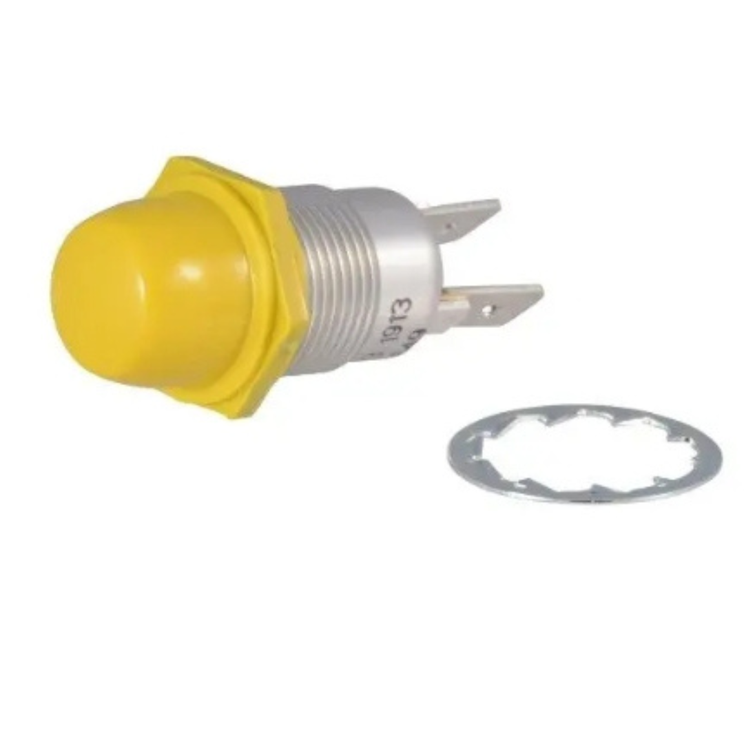 BOTON PULSADOR AMARILLO AD/CO JL