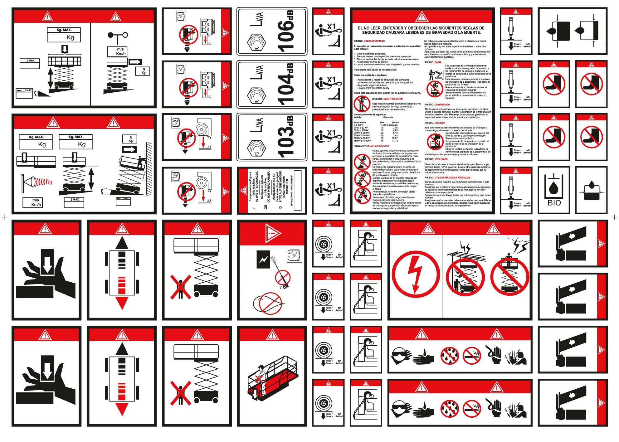 JUEGO ADH. SEGURIDAD POLIVALENTE  TIJERAS