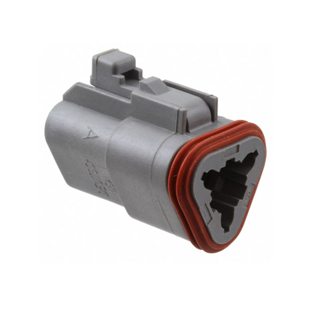 DT-SERIES 3-WAY, FEMALE CONNECTOR ( CO/AD DEUTCH )