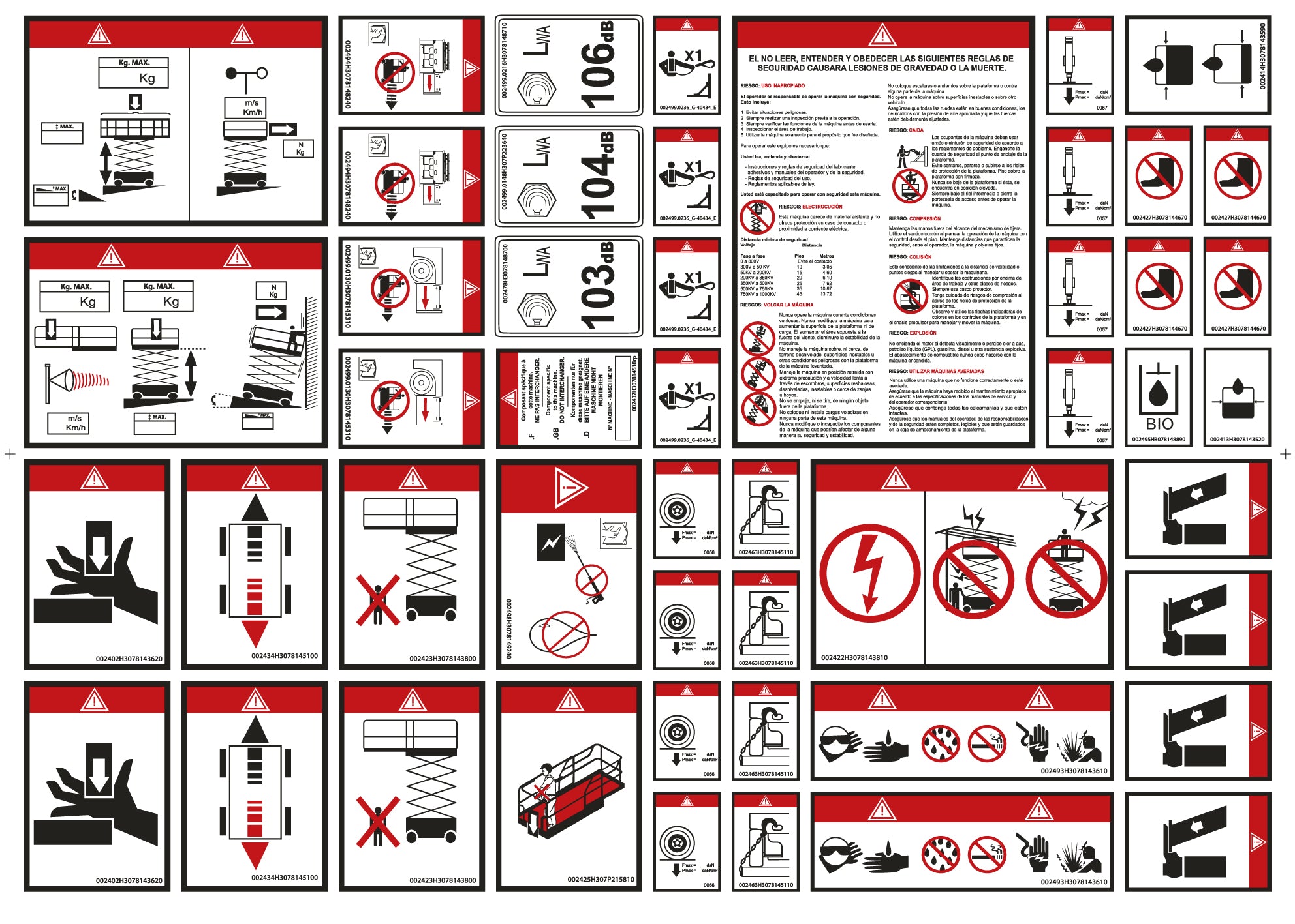 JUEGO ADH. SEGURIDAD POLIVALENTE  TIJERAS