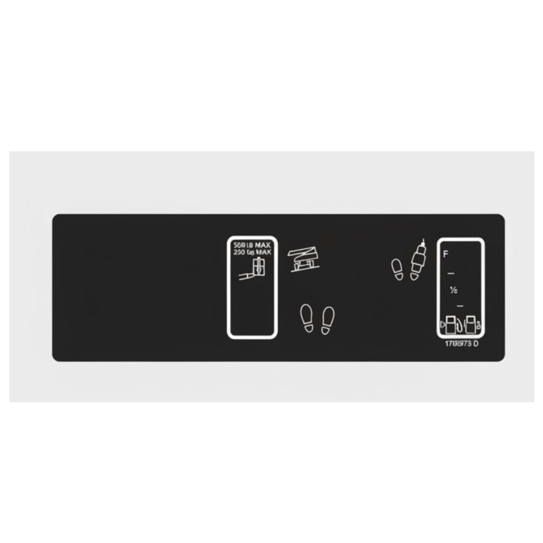 Decal, Platform Display, 1250AJ AD/CO 1705973