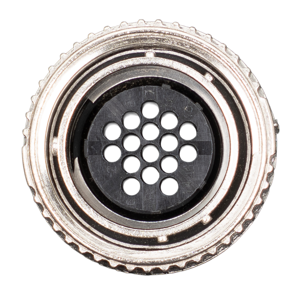 Conector fêmea de 16 posições