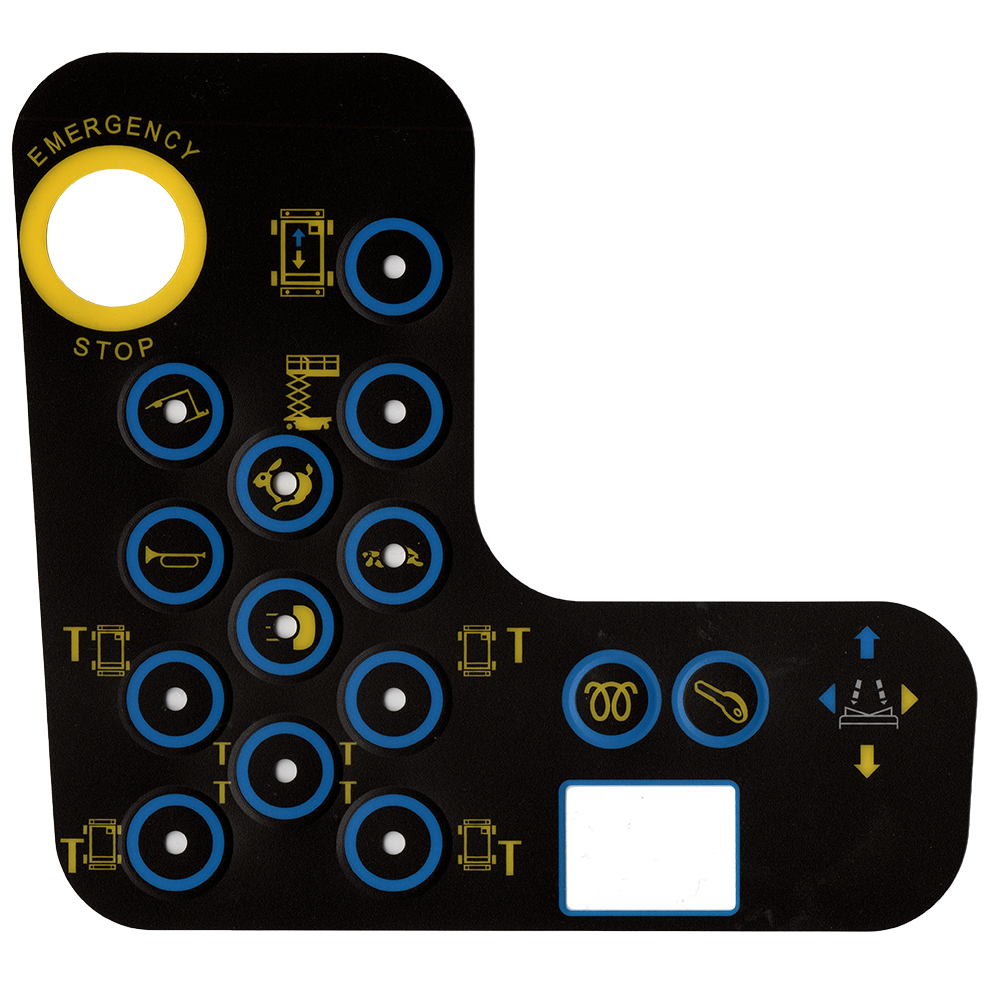 Decal,Upper Control Box Panel AD/CO DL-09140017