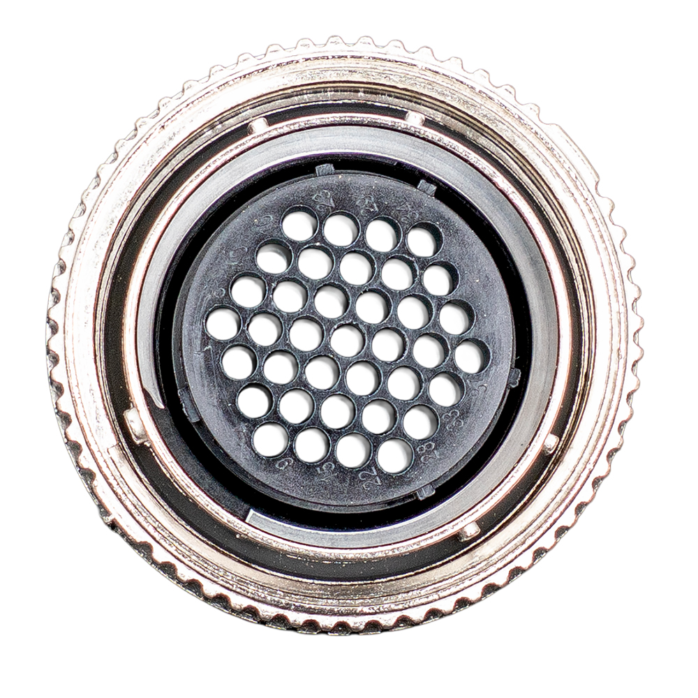 Conector fêmea de 37 posições